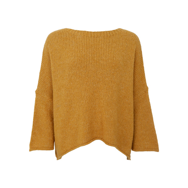 BLACK COLOUR Alessia Knit  in Curry