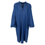 BLACK COLOUR Alison Denim Dress in Denim Blue