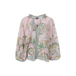 BLACK COLOUR BCBetty Oversize Paisley Print Blouse in Rose