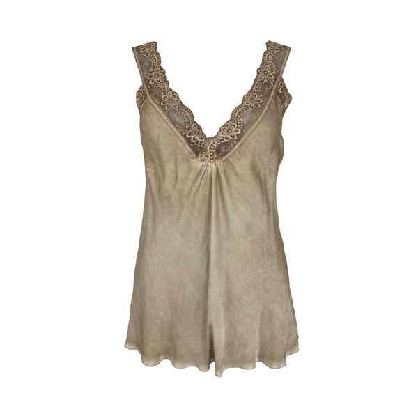BLACK COLOUR BCBea Lace Top in Champagne