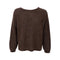 BLACK COLOUR BCDell LS Knit Jumper in Mocca