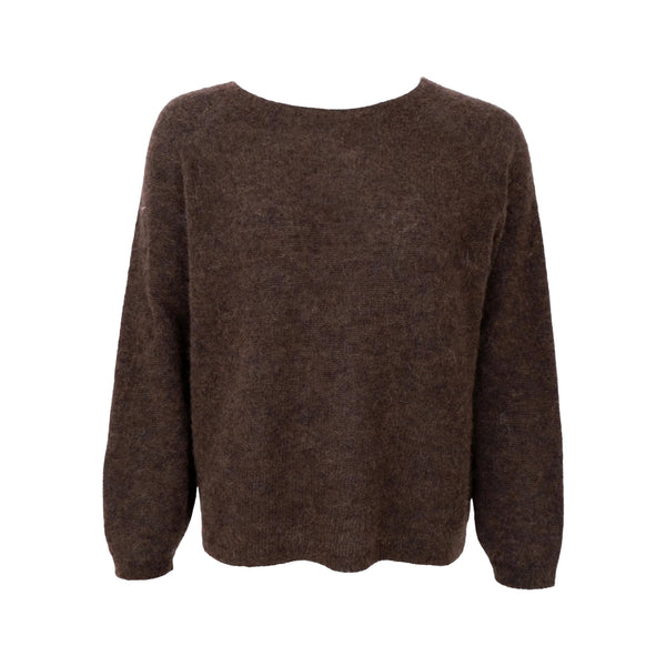 BLACK COLOUR BCDell LS Knit Jumper in Mocca
