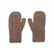 BLACK COLOUR Ginger Mittens in Camel