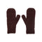 BLACK COLOUR Ginger Mittens in Mocca
