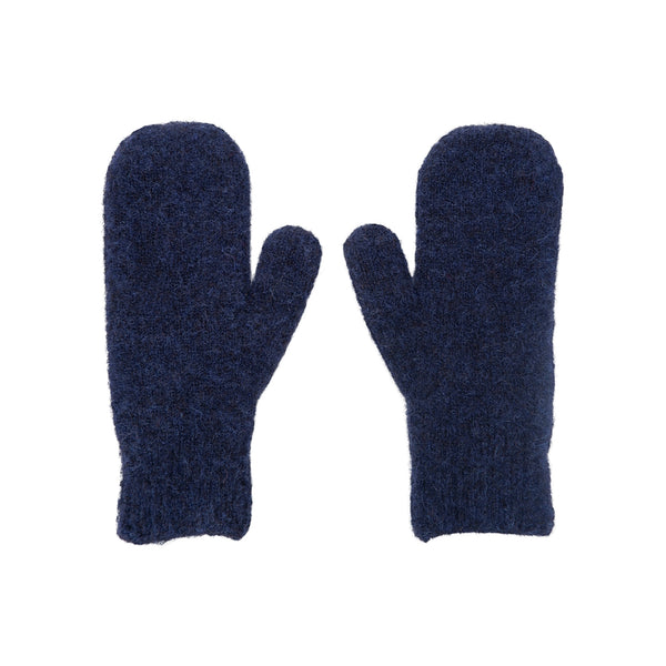 BLACK COLOUR Ginger Mittens in Navy