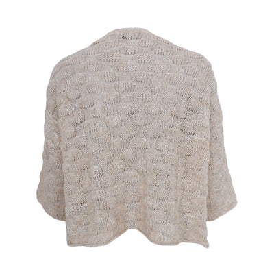 BLACK COLOUR BCHARRIS knit cardigan in Natural