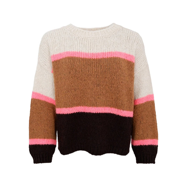 BLACK COLOUR BCHildur Knit Jumper  in Camel