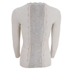 Ivy Rib L/S Top in Ivory