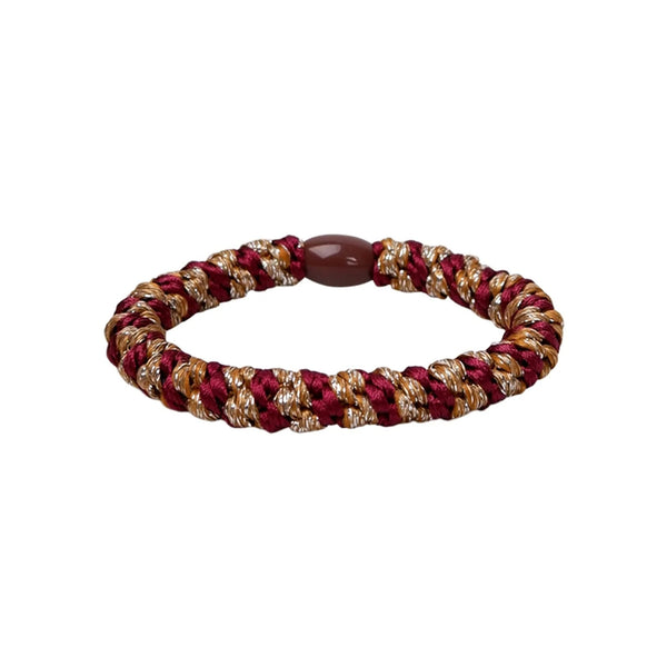 BLACK COLOUR BCKally Hair Elastic in Plum/Gold