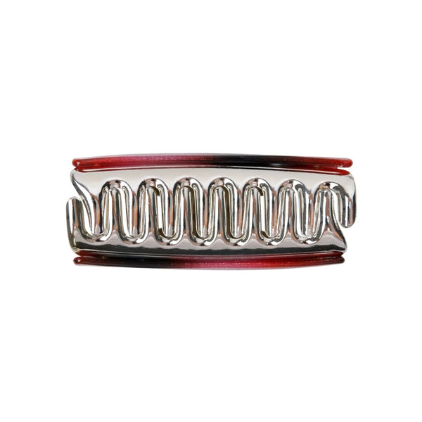 BLACK COLOUR BCKaz Hair Claw in Red/Multi