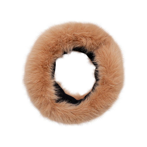 BLACK COLOUR Lida Soft Headband in Natural