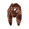 BLACK COLOUR BCLeoni Chequered Scarf in Mocca