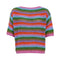 BLACK COLOUR BCMADDY ss striped jumper in Mix Green
