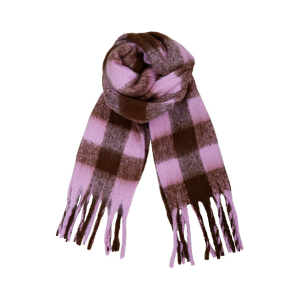BLACK COLOUR North Soft Winter Scarf in Rose/Mocca