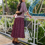 BLACK COLOUR BCValery Skirt in Plum