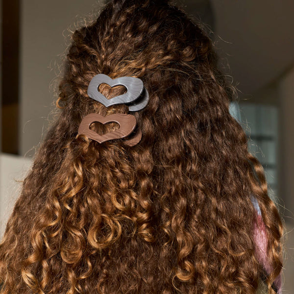 BLACK COLOUR BCVictorine Hair Claw in Coffee