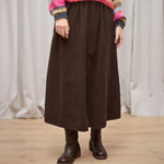 BLACK COLOUR BCVirginia Corduroy Skirt in Coffee