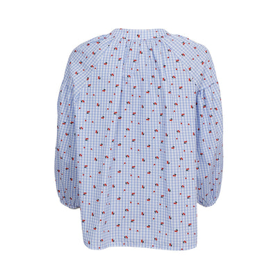 BLACK COLOUR BCWITTY shirt blouse in Blue Cherry