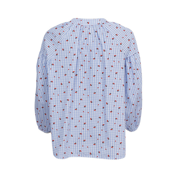 BLACK COLOUR BCWITTY shirt blouse in Blue Cherry