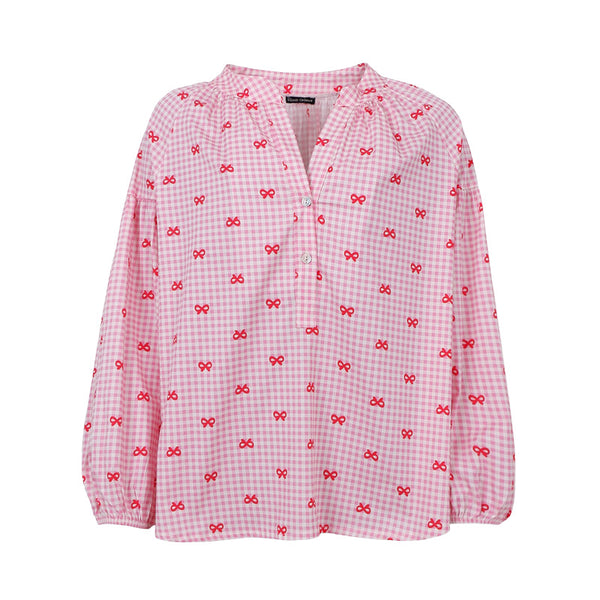 BLACK COLOUR BCWITTY shirt blouse in Pink Bow