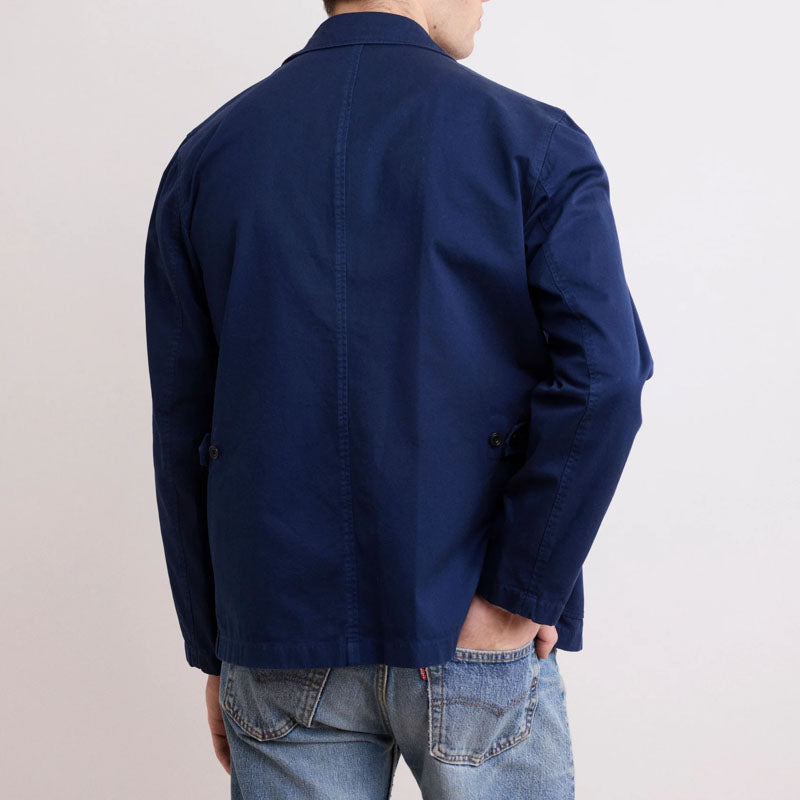HARTFORD Joe Woven Jacket in Navy