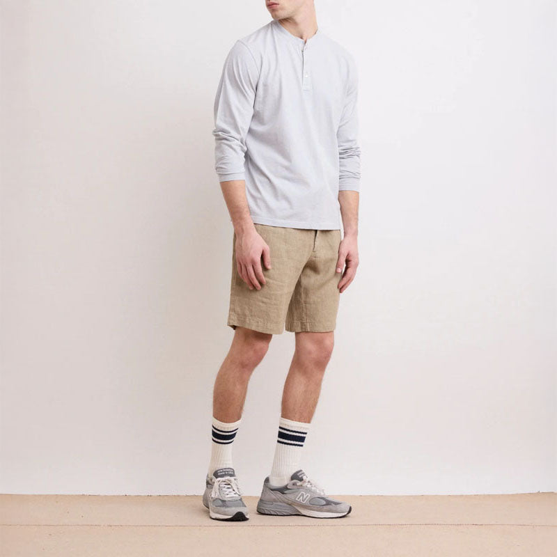 HARTFORD Tank Linen Short in Sand