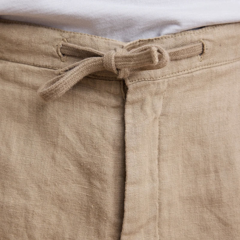 HARTFORD Tank Linen Short in Sand