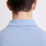 HARTFORD Slub Polo in Storm Blue