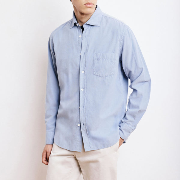 HARTFORD Paul Pat Shirt in Storm Blue