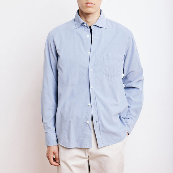 HARTFORD Paul Pat Shirt in Storm Blue