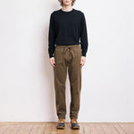 HARTFORD Joggy Cotton Moleskin Pants in Bronze