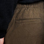 HARTFORD Joggy Cotton Moleskin Pants in Bronze