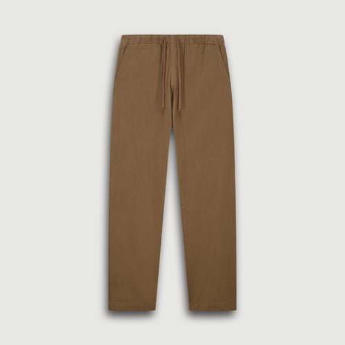 HARTFORD Joggy Cotton Moleskin Pants in Bronze