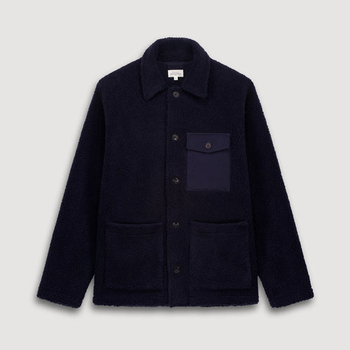 HARTFORD Utility Jacket in Navy