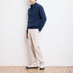 HARTFORD Donegal Trucker Pullover in Indigo
