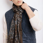 HARTFORD Wool Bandana Scarf in Military Green