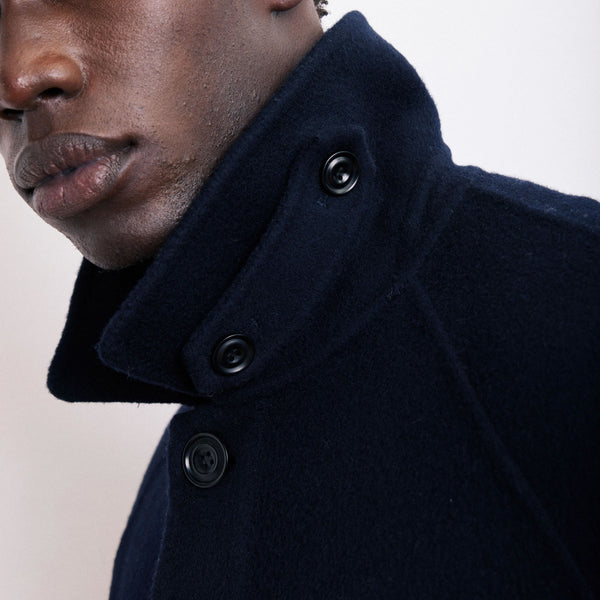 HARTFORD Graig Coat in Navy
