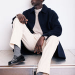 HARTFORD Graig Coat in Navy