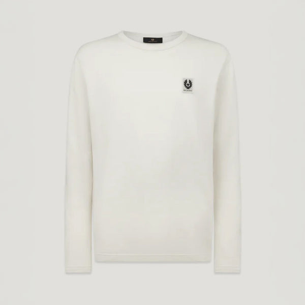 BELSTAFF Belstaff Long Sleeve T-Shirt in Silver/Birch