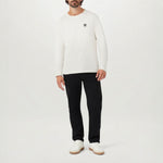 BELSTAFF Belstaff Long Sleeve T-Shirt in Silver/Birch