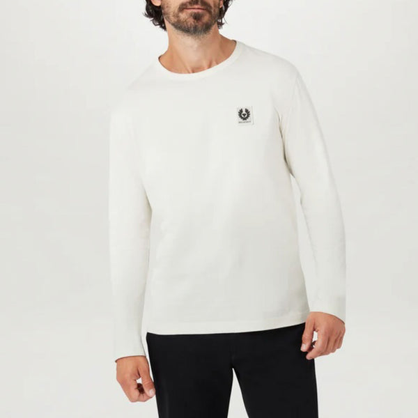 BELSTAFF Belstaff Long Sleeve T-Shirt in Silver/Birch