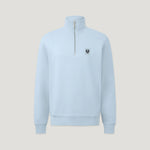 BELSTAFF Belstaff Quarter Zip Sweatshirt in Sky Blue