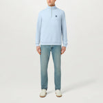 BELSTAFF Belstaff Quarter Zip Sweatshirt in Sky Blue