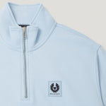 BELSTAFF Belstaff Quarter Zip Sweatshirt in Sky Blue