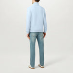 BELSTAFF Belstaff Quarter Zip Sweatshirt in Sky Blue