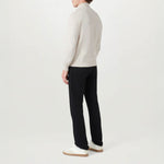 BELSTAFF Quarter Zip Sweatshirt in Silver Birch