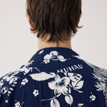 HARTFORD New Palmito Viscose Shirt  in Navy