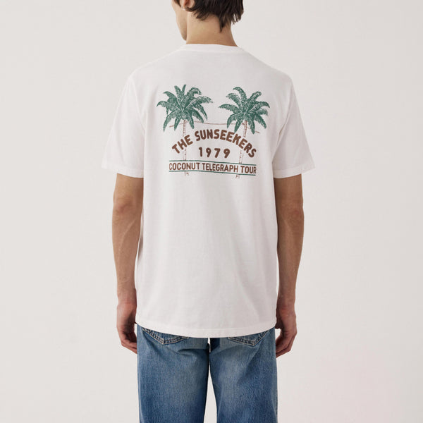 HARTFORD Oe Sunseekers T Shirt in Off White