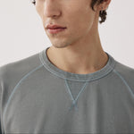 HARTFORD Light Fleece Sweatshirt in Army