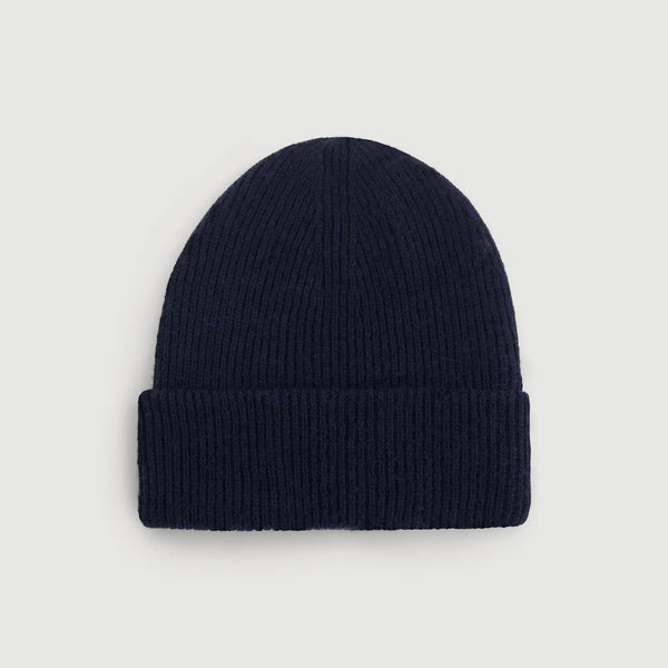 HARTFORD Seamless Wool Beanie Hat in Navy